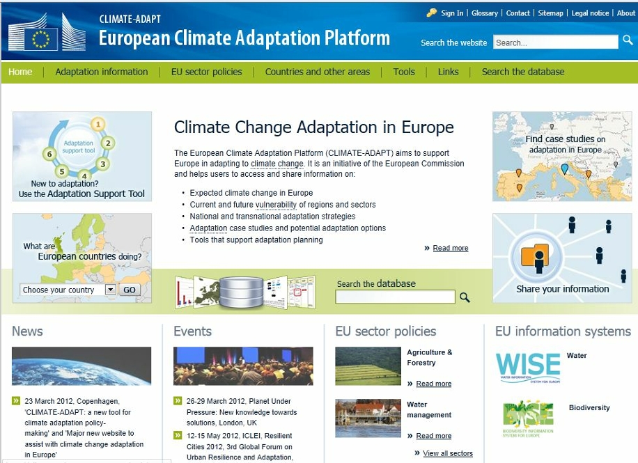 È nata &quot;Climate-Adapt&quot;, piattaforma UE per affrontare i cambiamenti climatici