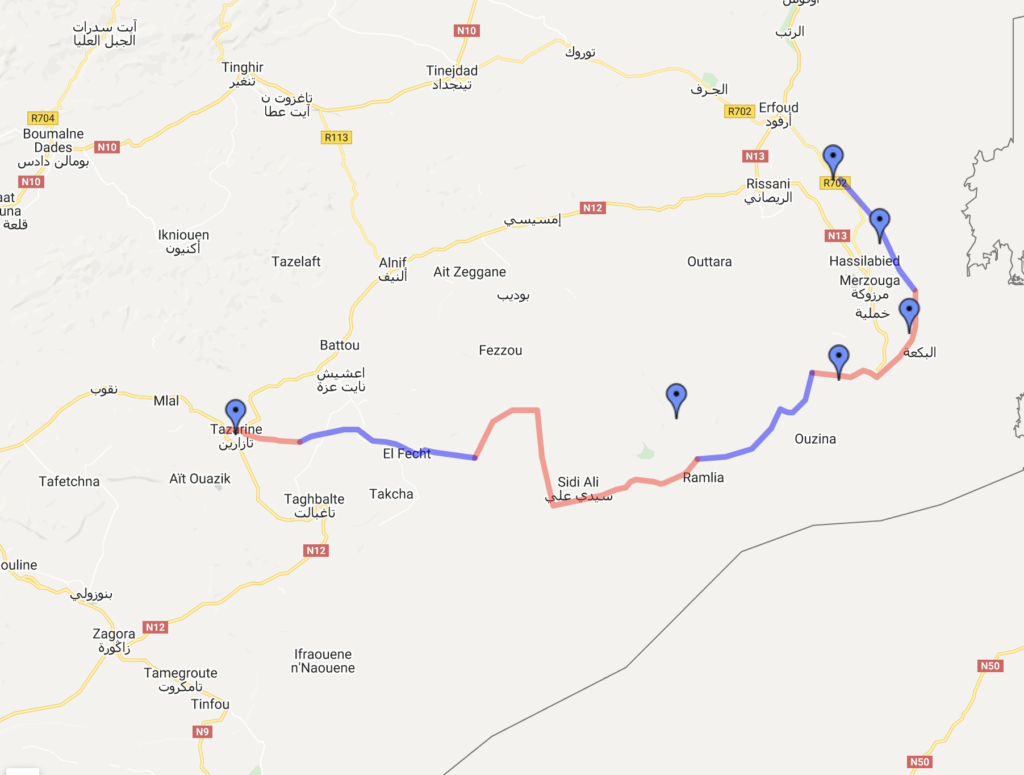 Marathon-des-Sables-tappe-Google-Maps