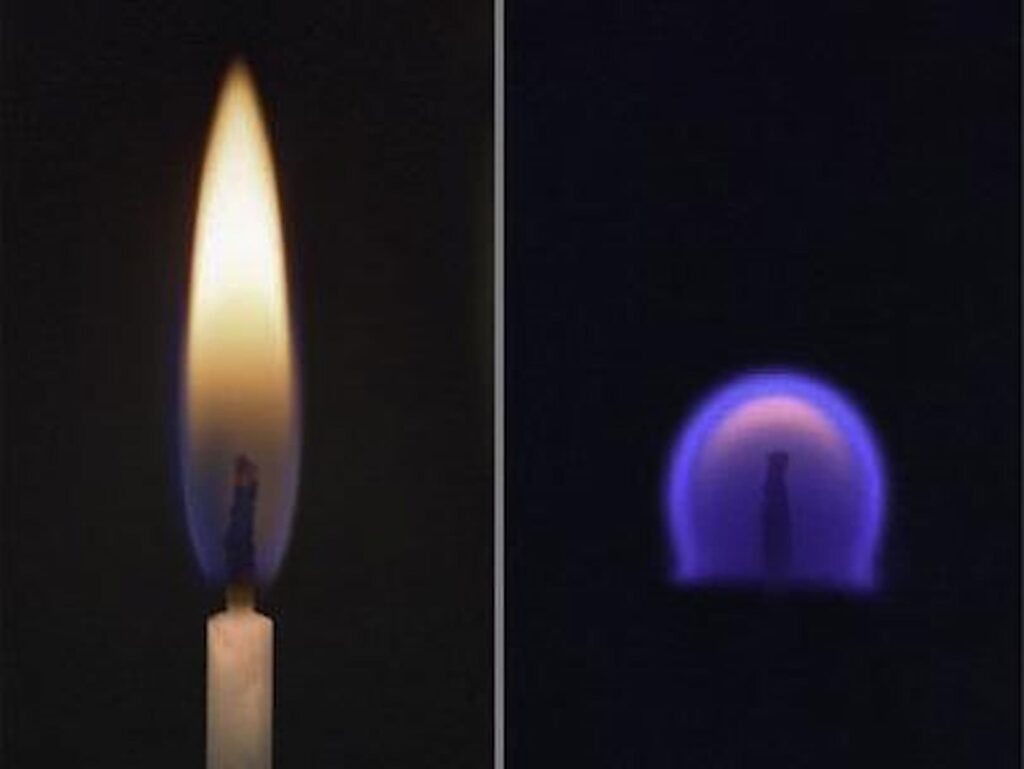 microgrtavity-candle-flame