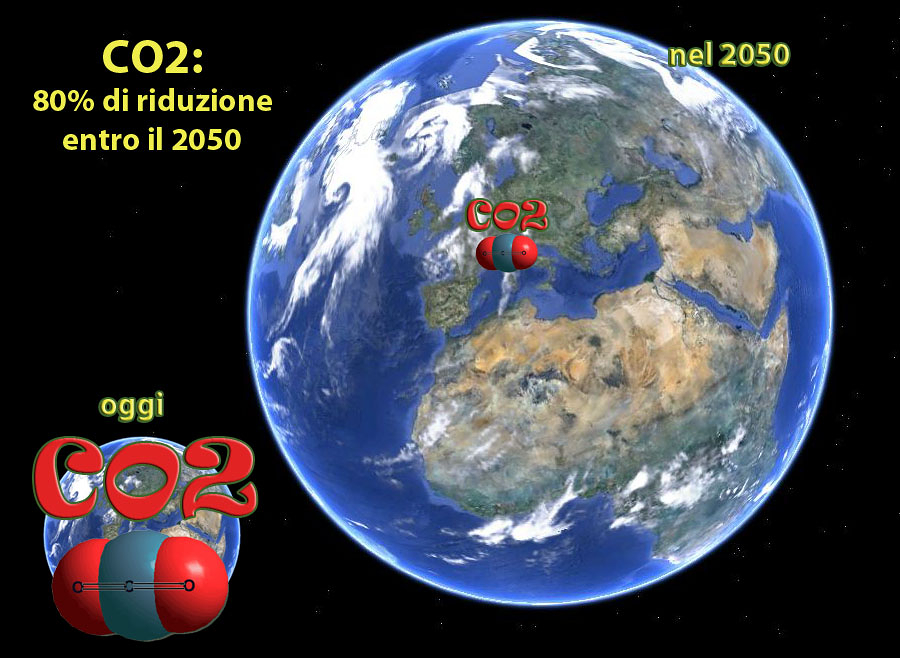 Via libera dell'Unione Europea al taglio dell'80% della CO2 per il 2050