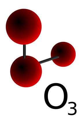 Una molecola di ozono