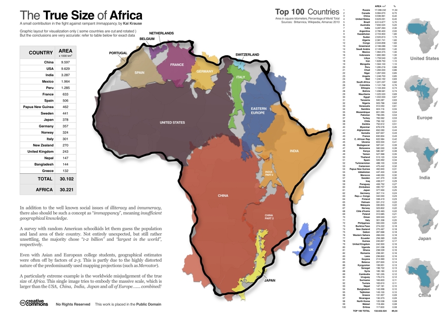 Africa, una mappa senza pregiudizi