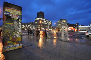 Frammento del muro a Postdamer Platz