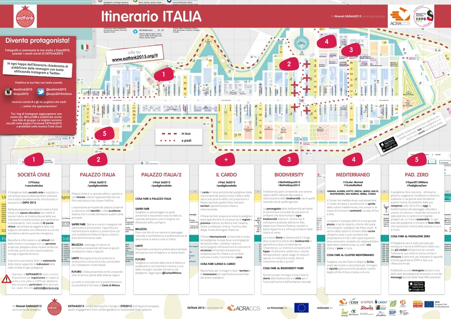 expo2015 - Itinerario Italia di eathink 2015