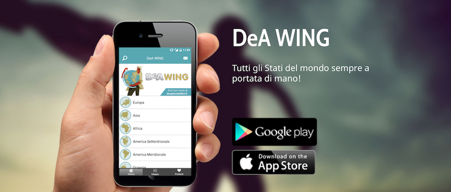App DeA WING: il mondo a portata di mano!