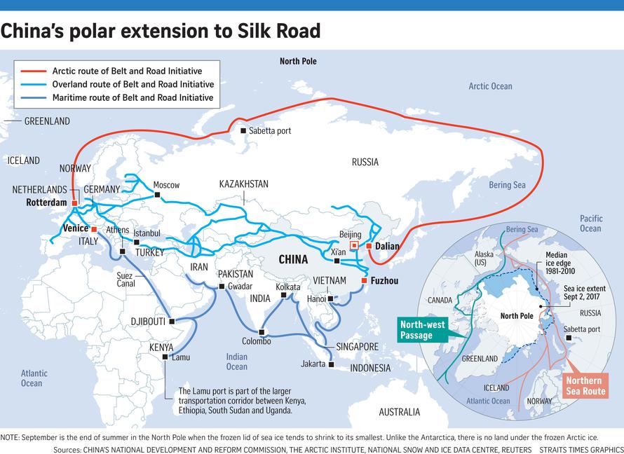 La Via della Seta Polare: dalla Cina all'Europa attraverso l'Artico |  Articoli | DeA Live Geografia