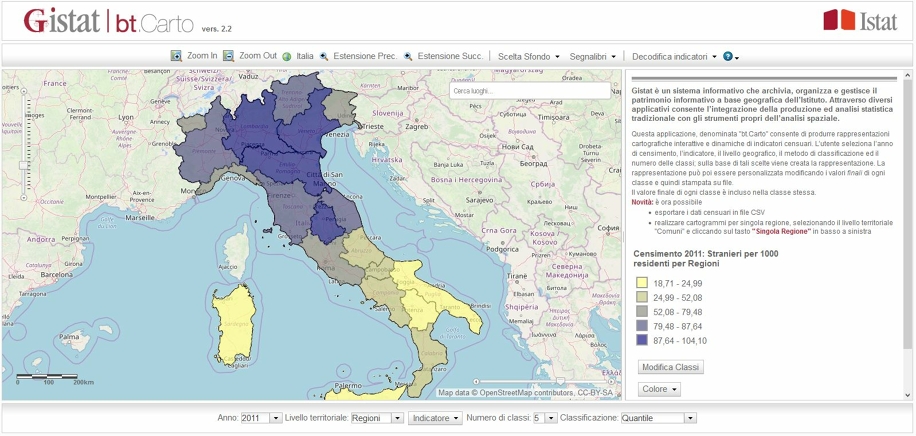 Gli strumenti digitali per la geografia - 6: Gistat bt.Carto