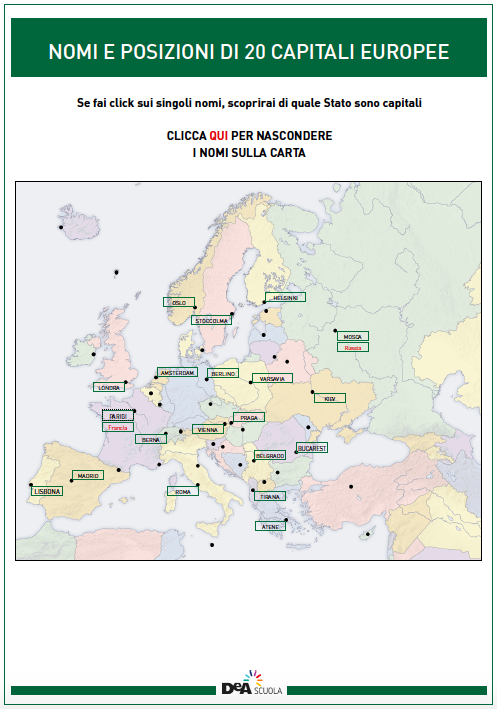 Gioca Geo #5 - In viaggio tra le capitali d'Europa, Articoli