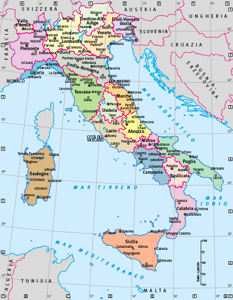 Scegliere le giuste carte geografiche per la scuola 