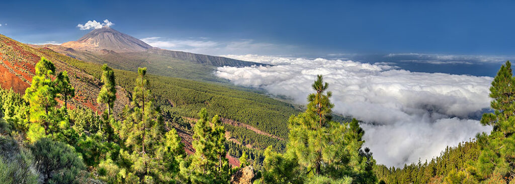 vulcano-Teide-Tenerife-paesaggio-nubi