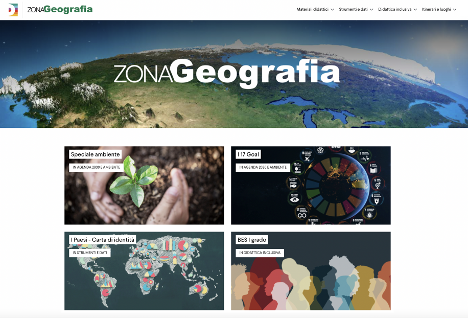 È online la nuova Zona Geografia