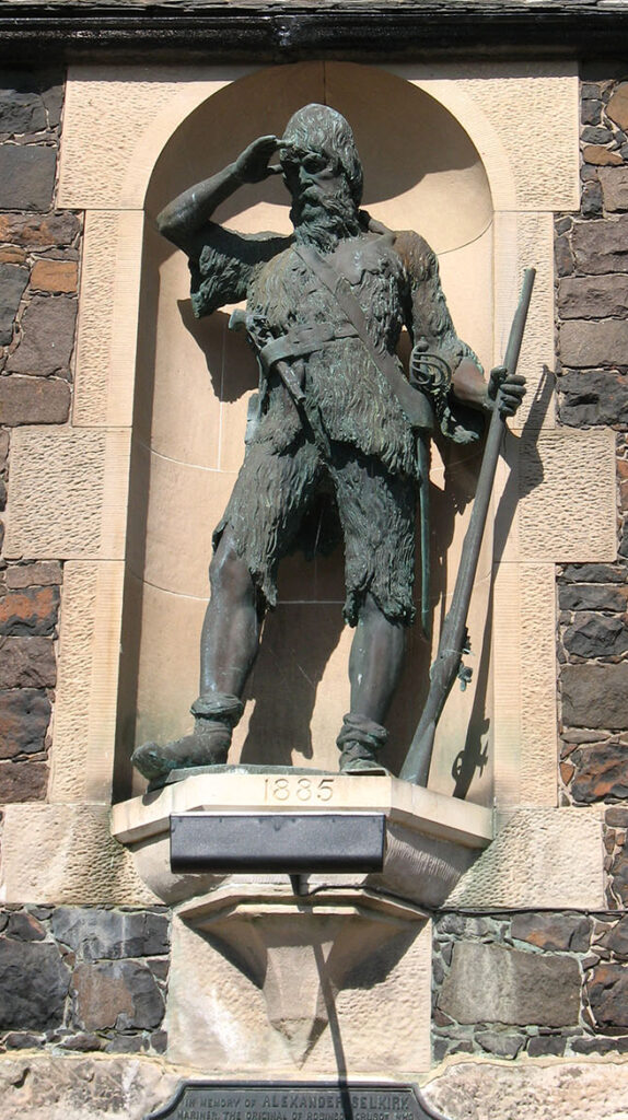 Alexander-Selkirk-statua-Scozia