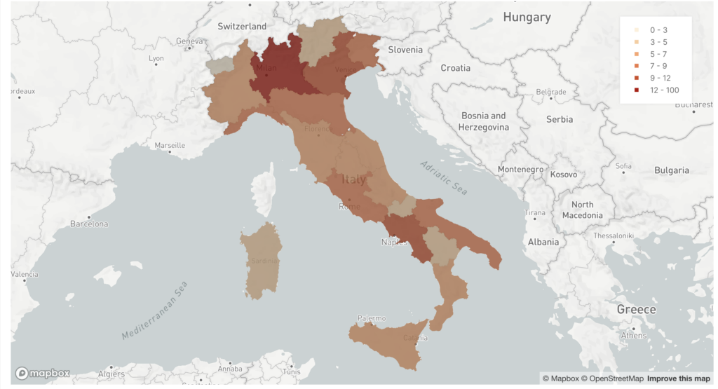 stato del consumo di suolo in Italia 2022