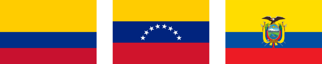 Flag_of_Colombia+Venezuela+Ecuador