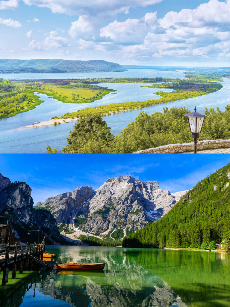 Europa-fiume-Volga-lago-Polonia